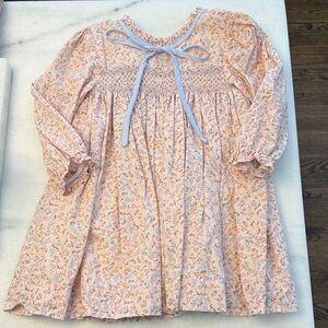 Cecil & Lou Floral Long Sleeve Dress with Bow